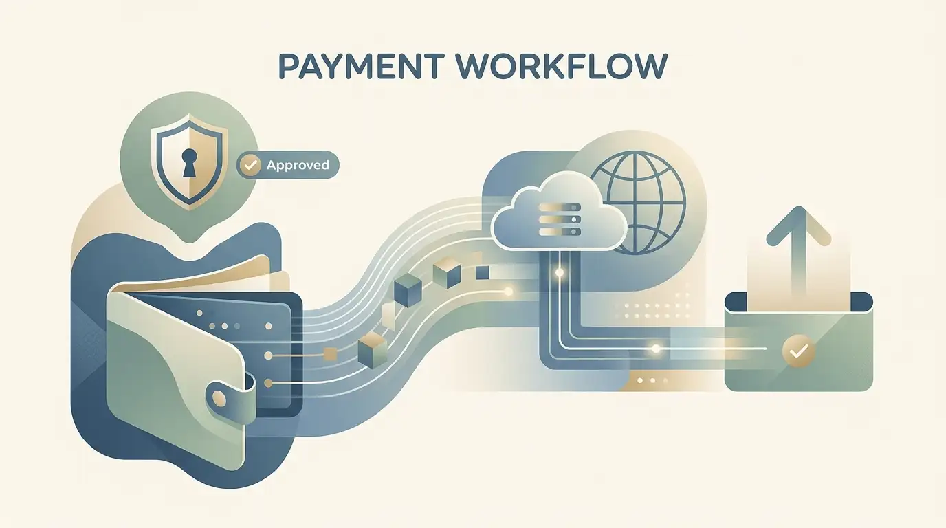 Neutral editorial illustration for MoonWin Crypto Deposits and Withdrawals